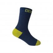 Водонепроницаемые носки детские DexShell Ultra Thin Children Socks M (18-20 см), черный/желтый